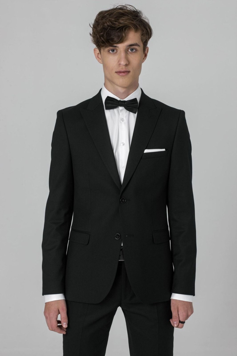 Czarna marynarka męska | Villaro