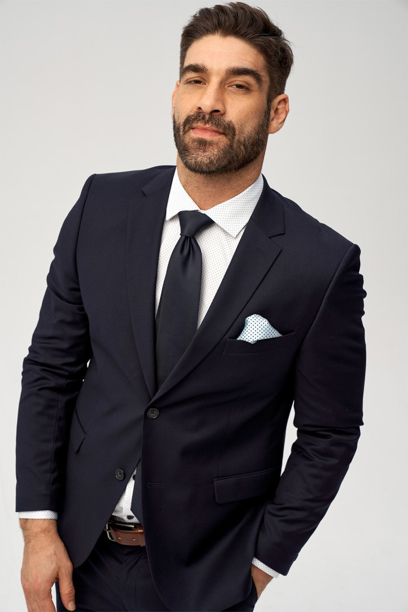 Granatowa marynarka męska | Villaro