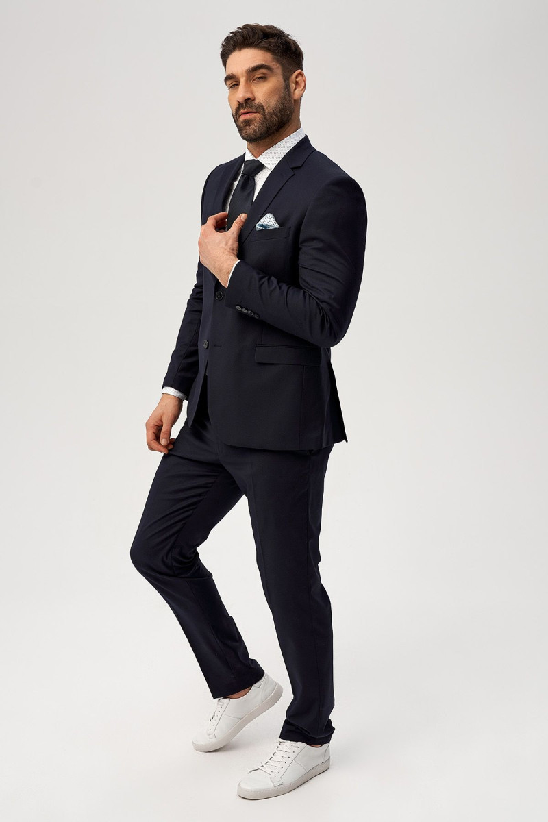 Granatowa marynarka męska | Villaro