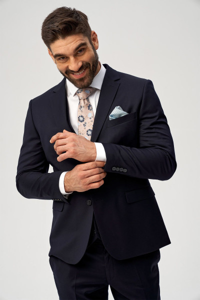 Granatowa marynarka męska | Villaro