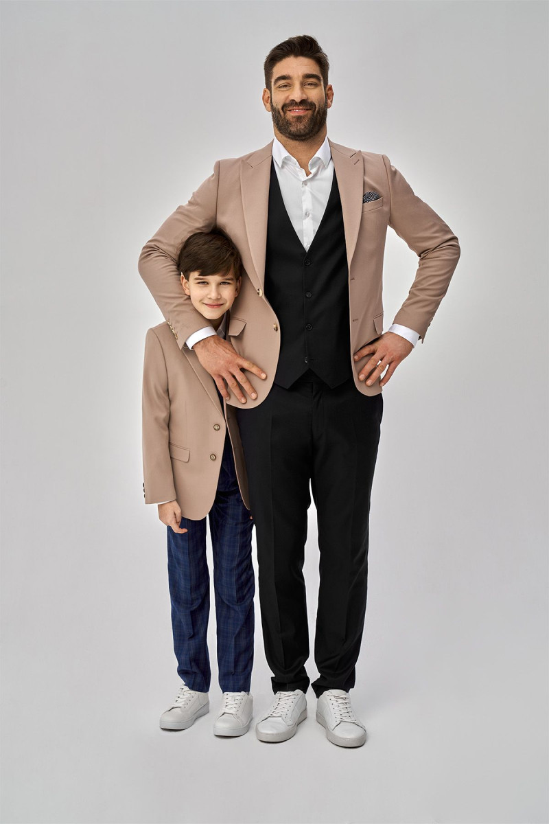 Czarne spodnie męskie wizytowe | Villaro