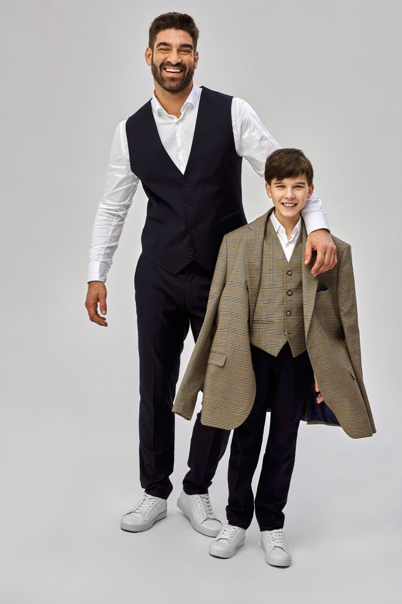 Czarne spodnie męskie wizytowe | Villaro