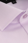 Fioletowa koszula męska struktura | Villaro