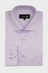 Fioletowa koszula męska struktura | Villaro