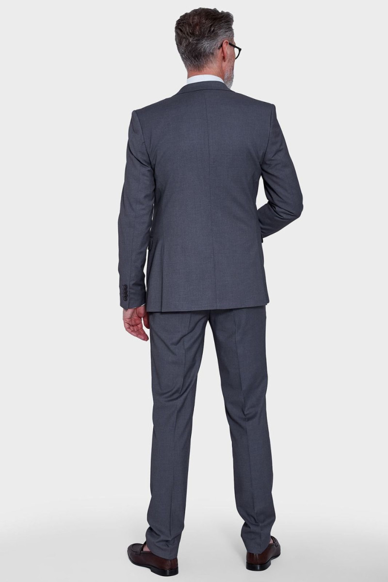 Szara marynarka męska o klasycznym fasonie | Villaro