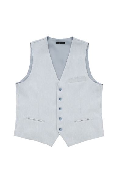Niebieska Kamizelka Męska
