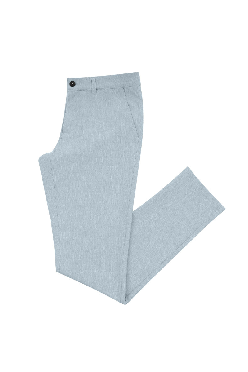 Niebieskie spodnie męskie eleganckie | Villaro