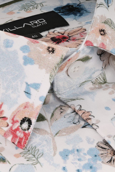 Koszula Męska Wzór Kwiatowy