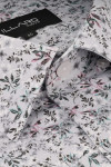 Koszula męska z motywem roślinnym | Villaro