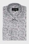 Koszula męska z motywem roślinnym | Villaro