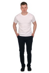Biała koszulka męska krótki rękaw | Villaro