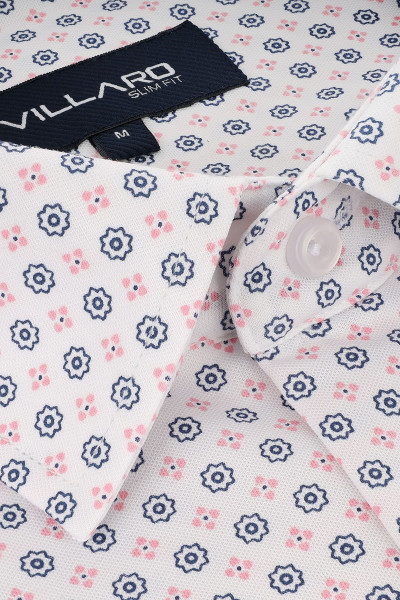 Koszula Męska Dzianina Wzór