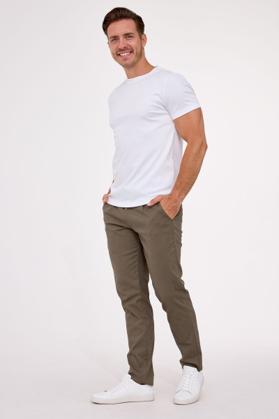 Biała Koszulka Męska T-Shirt Liquid Cotton