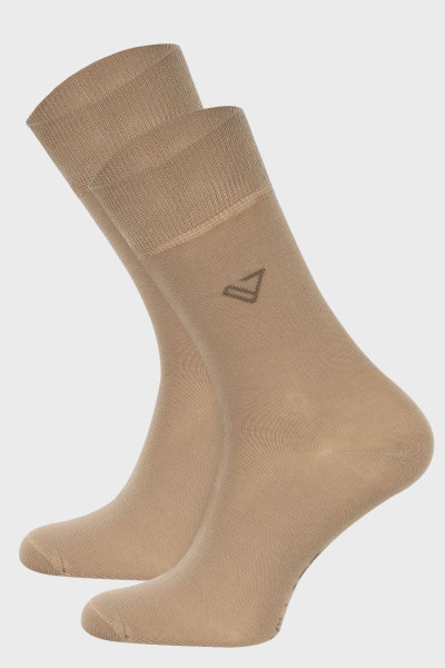 Beżowe skarpety męskie | Villaro