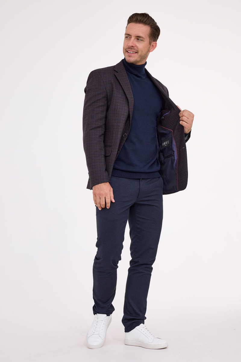 Marynarka męska wzór krata | Villaro