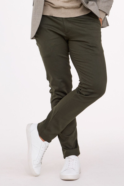 Zielone Spodnie Męskie Chinosy