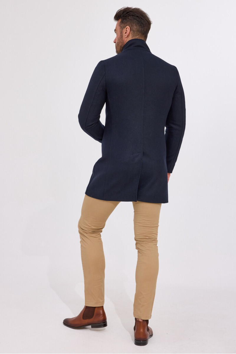 Kołnierz i stójka płaszcza Villaro z podpinką