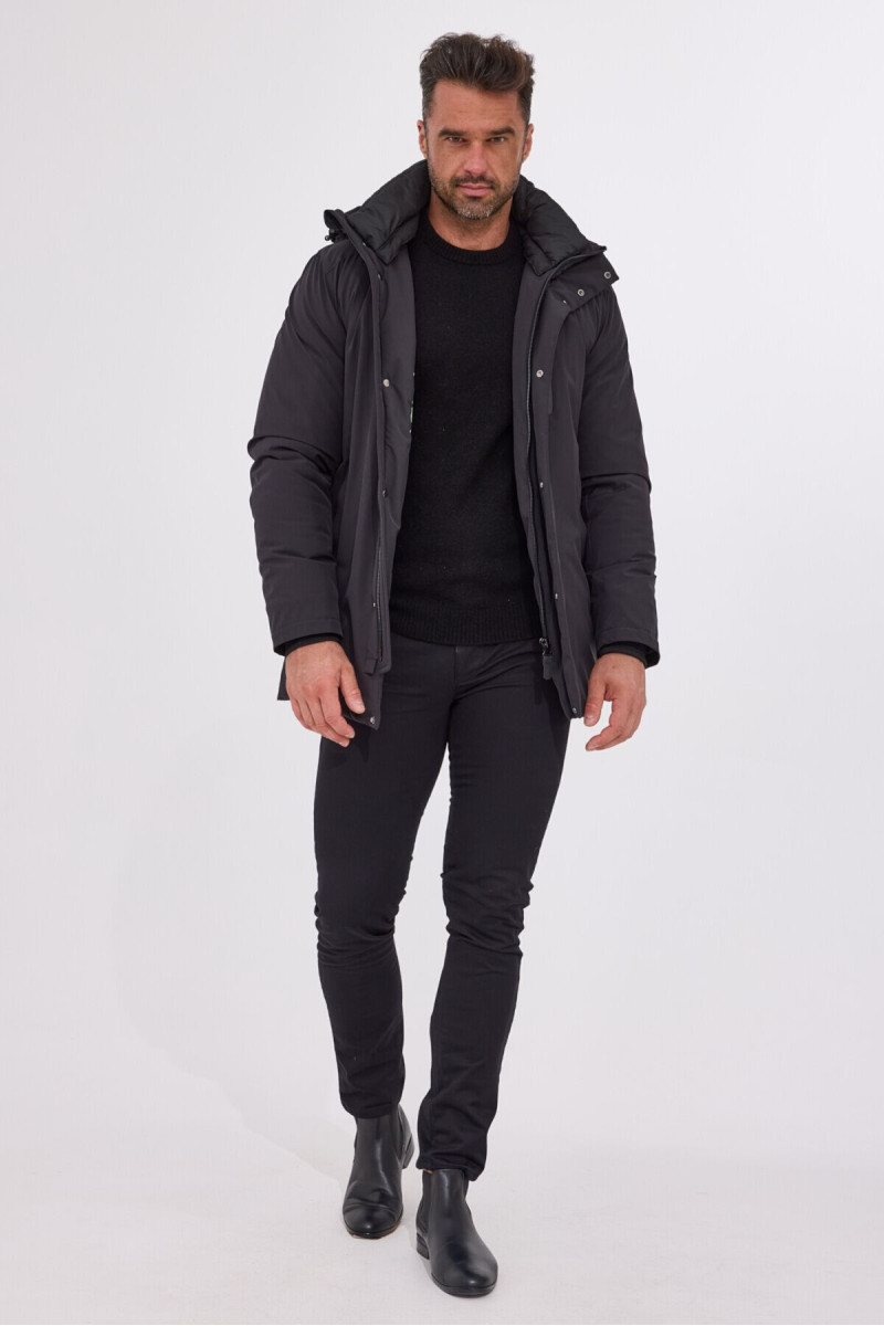 Kurtka męska Villaro czarna duże rozmiary