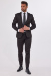 Czarny garnitur męski | Villaro