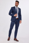 Granatowy garnitur męski | Villaro