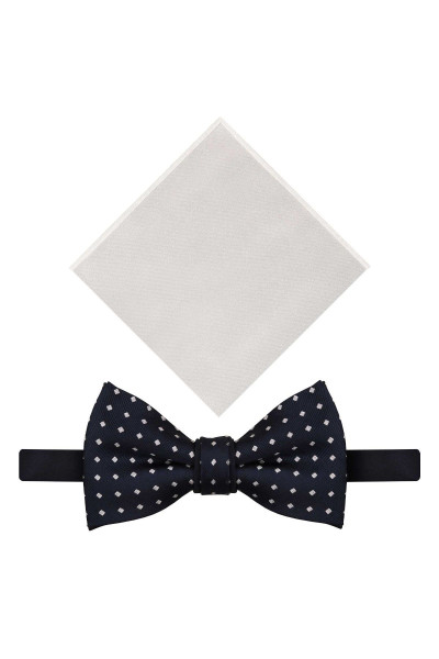 mucha męska granatowa ADAM z regulowanym zapięciem