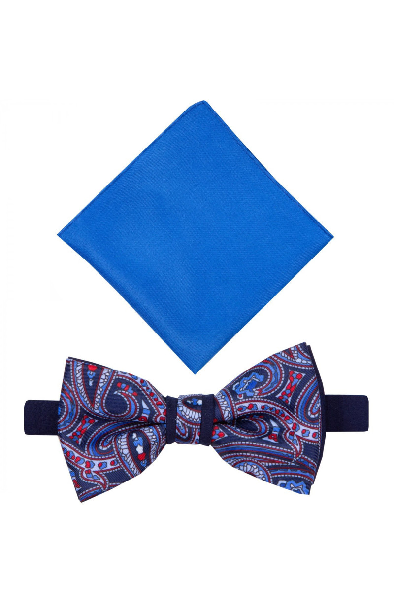 Granatowa mucha męska klasyczna | Villaro