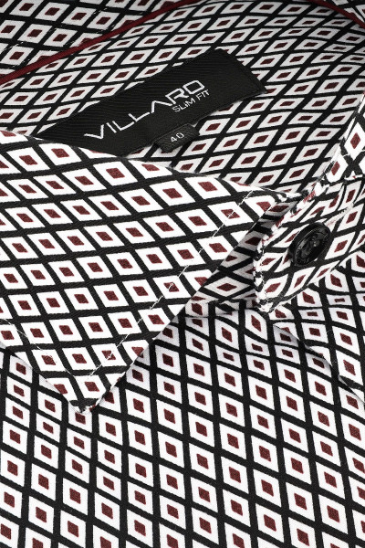 Koszula Męska Wzór Geometryczny