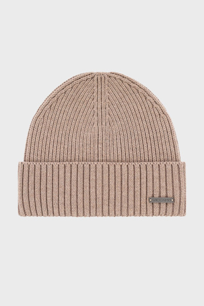 Beżowa czapka męska | Villaro