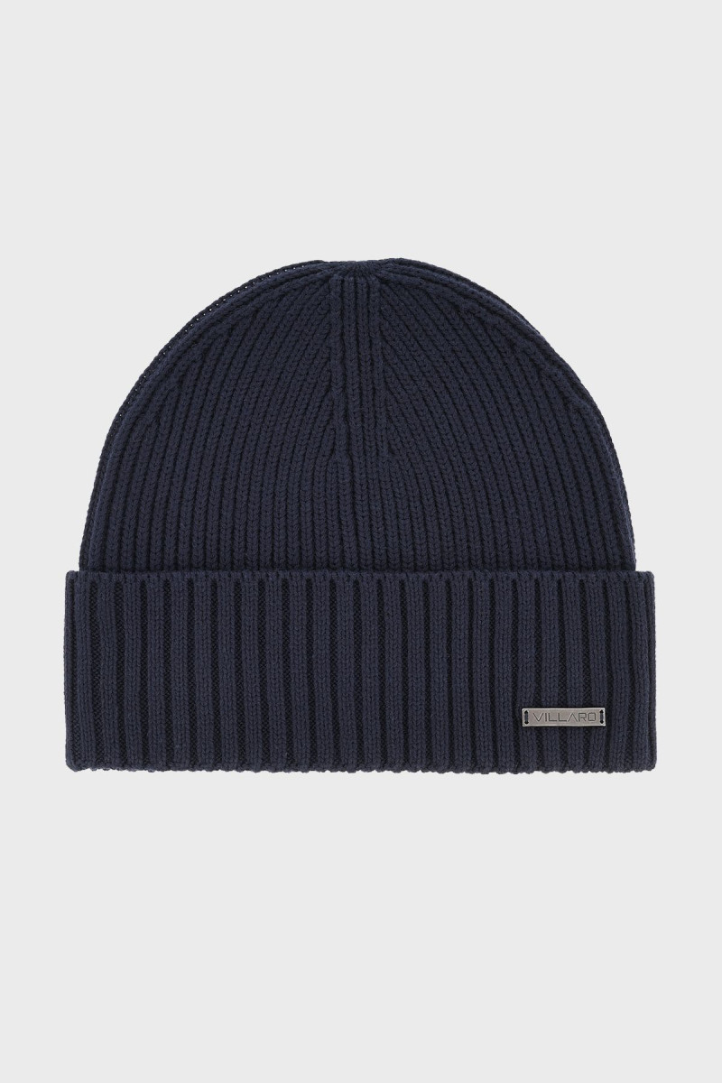 Granatowa czapka męska | Villaro