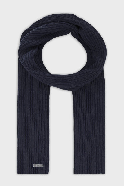 Granatowy szalik męski | Villaro
