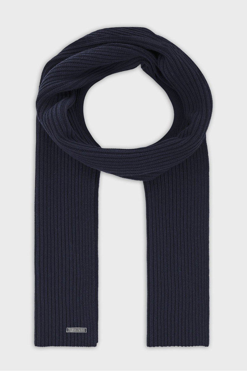 Granatowy szalik męski | Villaro