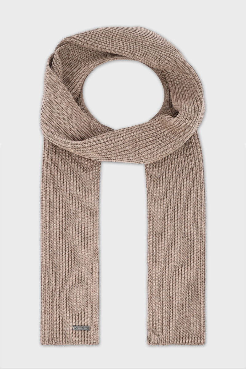 Męski zimowy szalik Villaro – beżowy