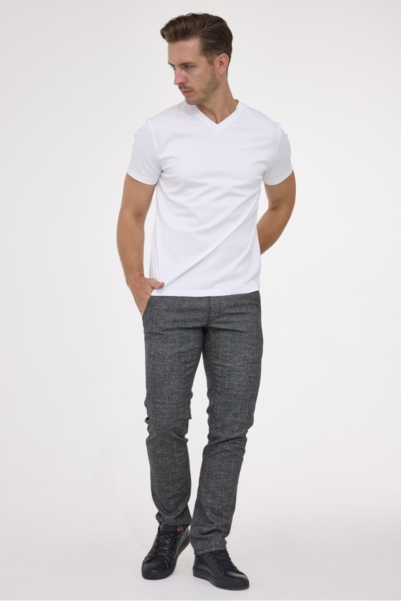 Śmietankowa koszulka męska T-shirt Vimonte – premium