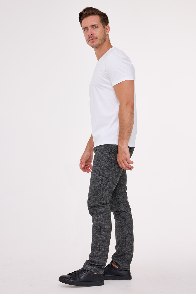 Koszulka męska Vimonte biała – dekolt V-neck