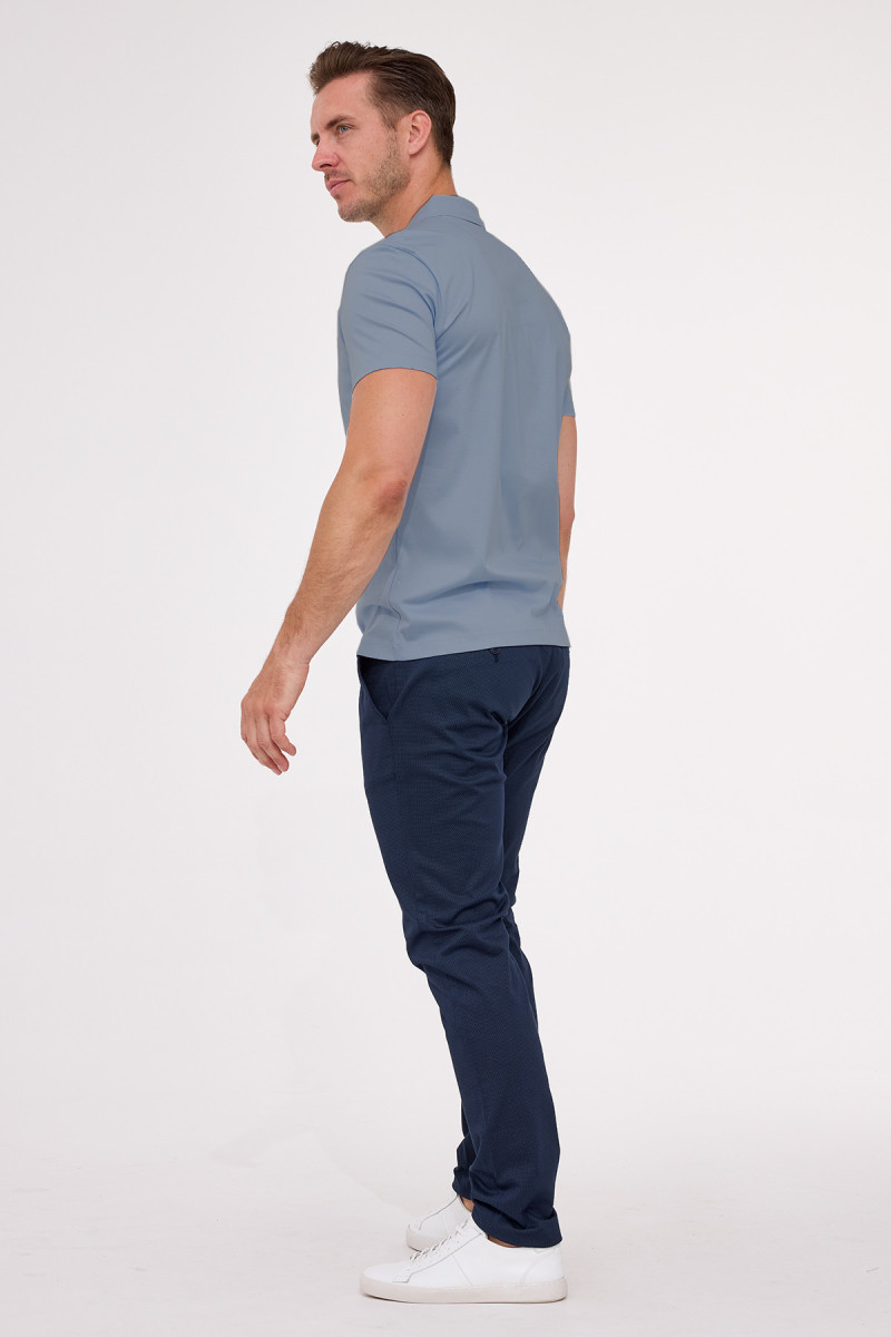 Koszulka męska polo Vimonte – merceryzowana dzianina