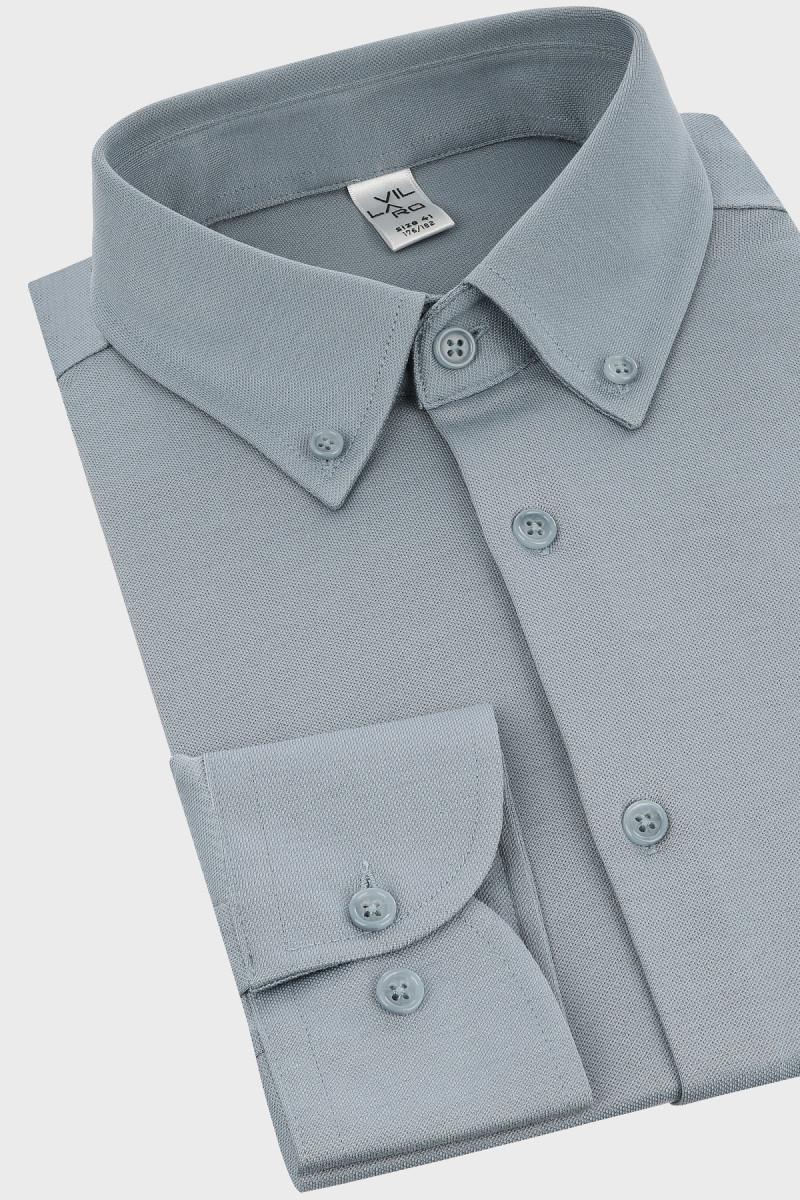 Niebieska koszula smart casual do marynarki