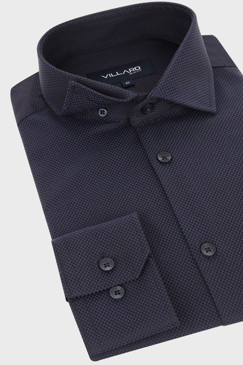 Koszula męska granatowa slim fit Royal Oxford