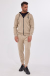 beżowe spodnie dresowe męskie VIMONTE  komplet z bluzą
