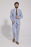 garnitur męski VILLARO błękitny przód