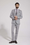 elegancki szary garnitur męski VIMONTE styl biznesowy