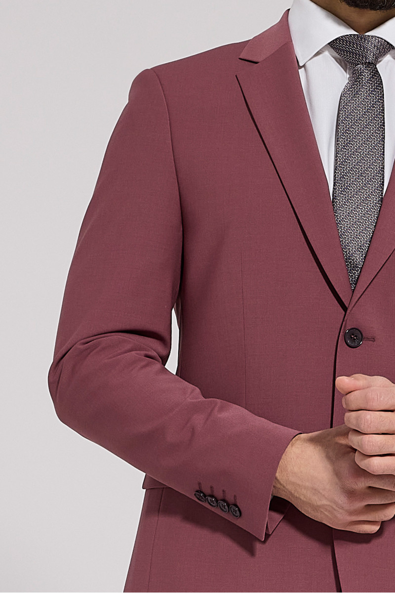 bordowa marynarka męska struktura materiału