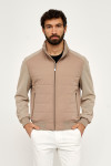 beżowa kurtka męska casual przód