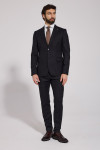 elegancki czarny garnitur męski