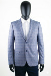 elegancka marynarka męska w niebieską kratę smart casual