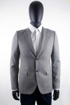 elegancka szara marynarka męska z wełny