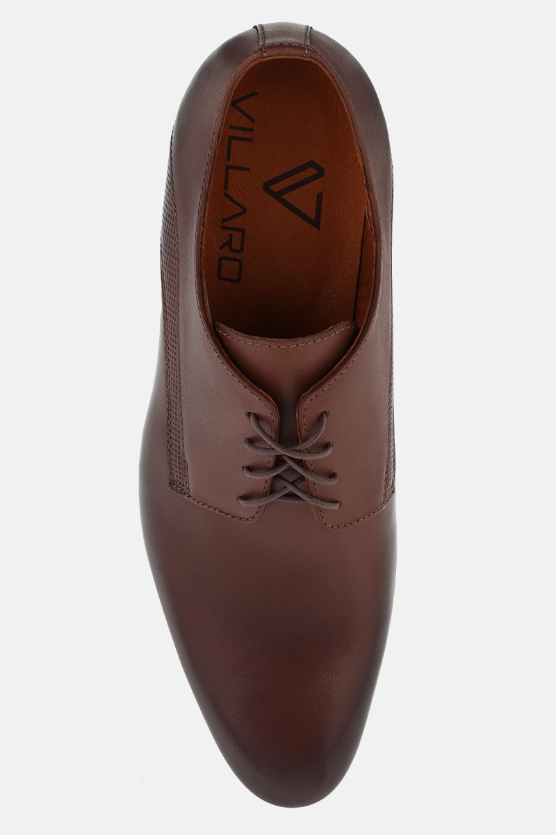 lekkie buty męskie brązowe wizytowe do garnituru