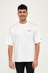 biały t-shirt męski villaro bawełna liquid ammonia przód stylizacja
