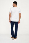 koszulka villaro biała tył klasyczny fason