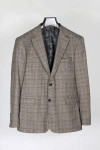 beżowa marynarka męska w kratę klasyczna elegancka VILLARO
