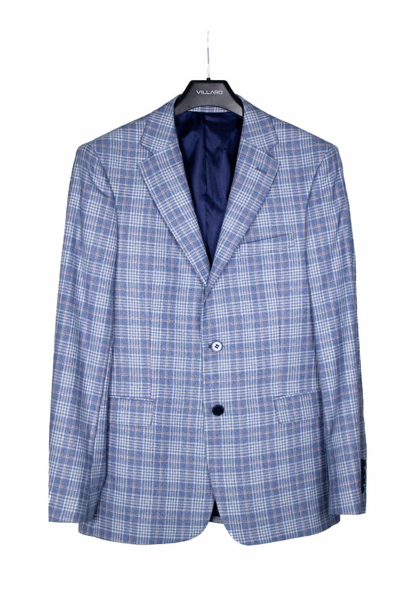 elegancka marynarka krata Villaro widok przód